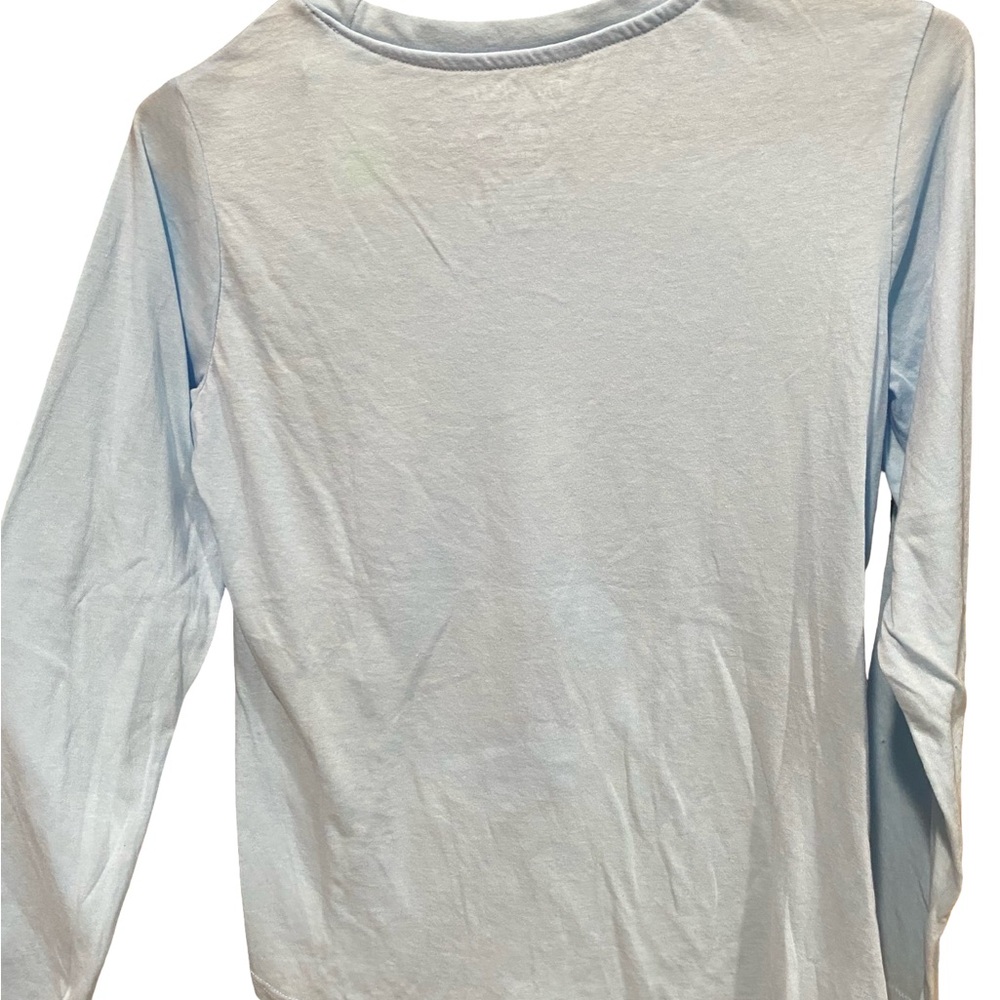 Frida Kids Long Sleeve Tee - Sky Blue Graphic Design - Picture 2 of 3